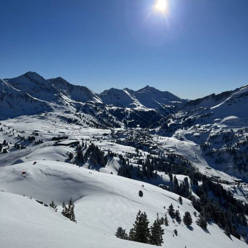 Aussicht über die Obertauerner Berge